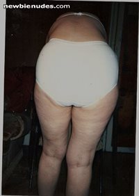 More white cotton clad ass