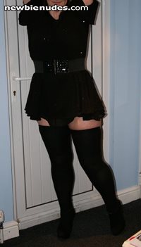 taken last night before we went out for a drink. Anyone like knee highs?