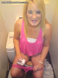 Me caught on the toilet lol