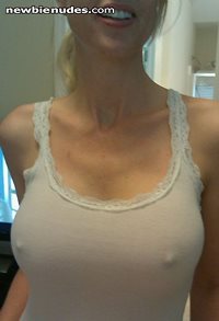 MILF Wife...introducing the new boobs to NN....