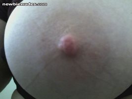 My right nipple!