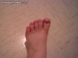 My young boy feet