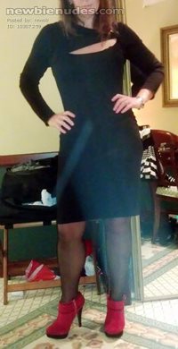 Will this dress do? Please rate and comment if you like my Wife's gorgeous ...