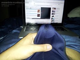 I was so horny that my thong is wet with precum!