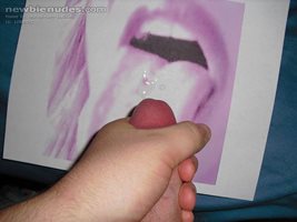 i LUV seeing hot fresh cum and big hard dicks all over my pics!! TY guys fo...