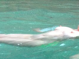 A quick dip on a hot night