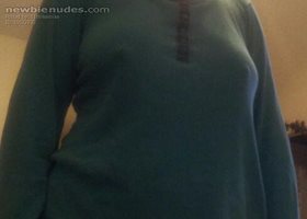 Wife braless