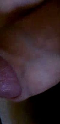 Video of me stroking until precum cums out.  It makes the head very shiny.