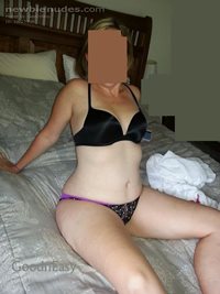 just her bra and undies, let her know what you would do with her!