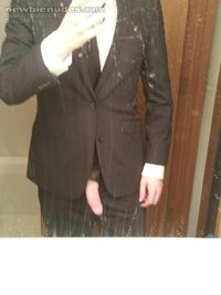 Found this pic after I dug around a bit ;) Me, in a suit.  Hope you like!
