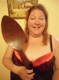 me with spoon