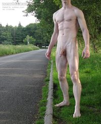 Naked by the roadside