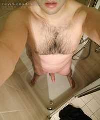 Semi-hard. Just right for public showers, right? ;-)