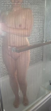 in the shower