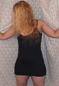My little black dress. want to see what is under it?