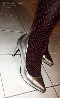 Luv my silver heels xx