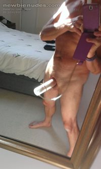 Hows this for a guy in his fifties?  This pump makes my cock twice the size...