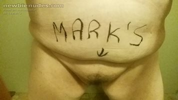 Mark's BBW Slut's Cunt