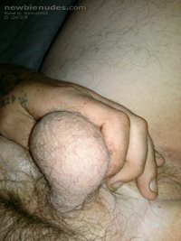 My one nut any one wanna lick and suck on it