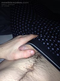 Bored in bed PM me what you would do with my hard cock