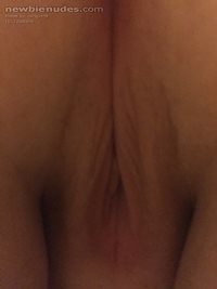 Close up of my freshly f*cked pussy