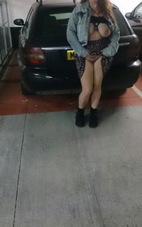 Flashing in the car park