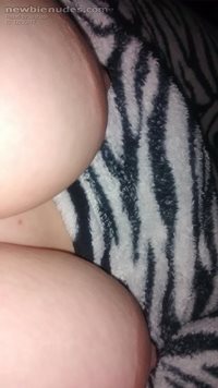 Wife's she is looking for someone to suck on em!