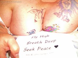 fly high breath deep seek peace