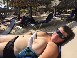 Relaxing on our honeymoon! In Dominican Republic