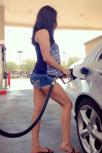 Pumping gas...