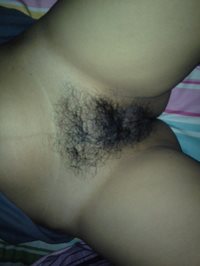 My GF's hairy bush! You like it?