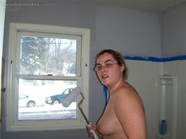 Topless painting