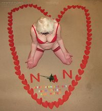 NN STAMPED "Happy Valentine's Day" Number 3 from Kitten & Master...Kitten b...